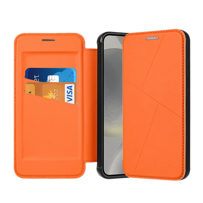 Magnetic Armor Series RFID Card Slots Leather Phone Case