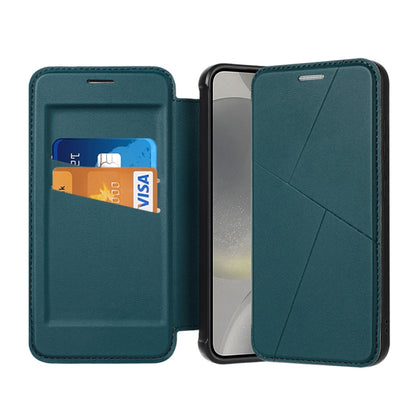 Magnetic Armor Series RFID Card Slots Leather Phone Case