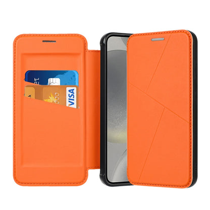 Magnetic Armor Series RFID Card Slots Leather Phone Case