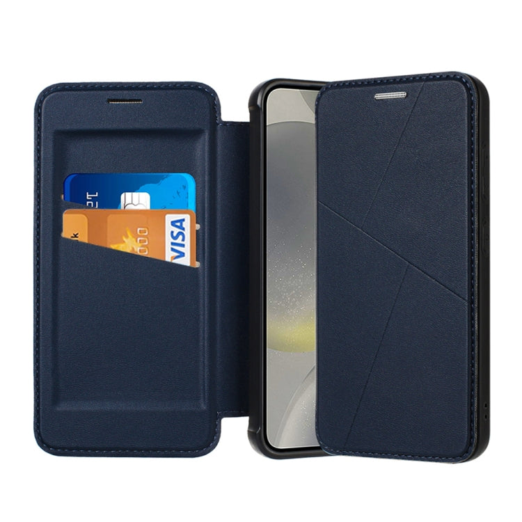 Magnetic Armor Series RFID Card Slots Leather Phone Case