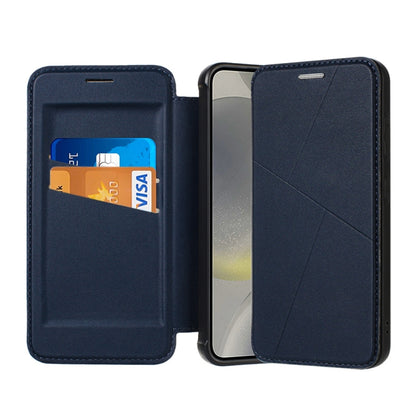 Magnetic Armor Series RFID Card Slots Leather Phone Case