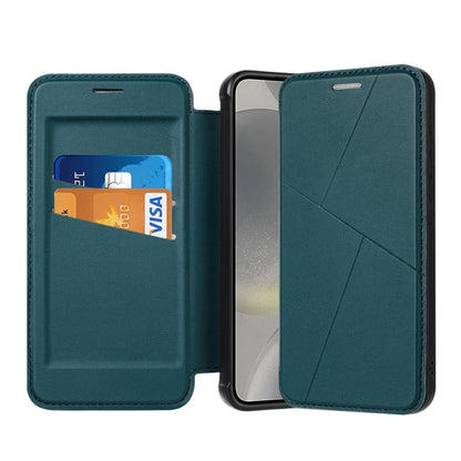 Magnetic Armor Series RFID Card Slots Leather Phone Case