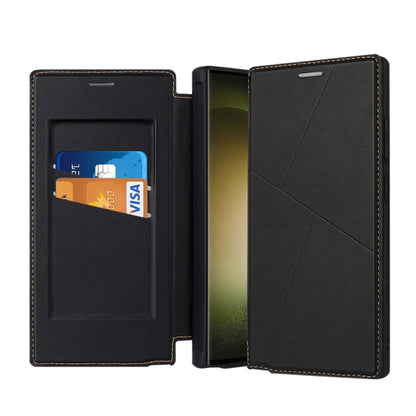 Magnetic Armor Series RFID Card Slots Leather Phone Case