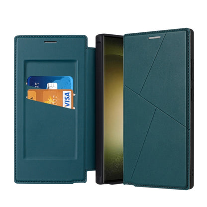 Magnetic Armor Series RFID Card Slots Leather Phone Case