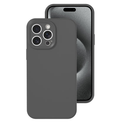 Precise Hole Liquid Silicone Jelly Color Full Coverage Phone Case, For iPhone 15 Pro Max