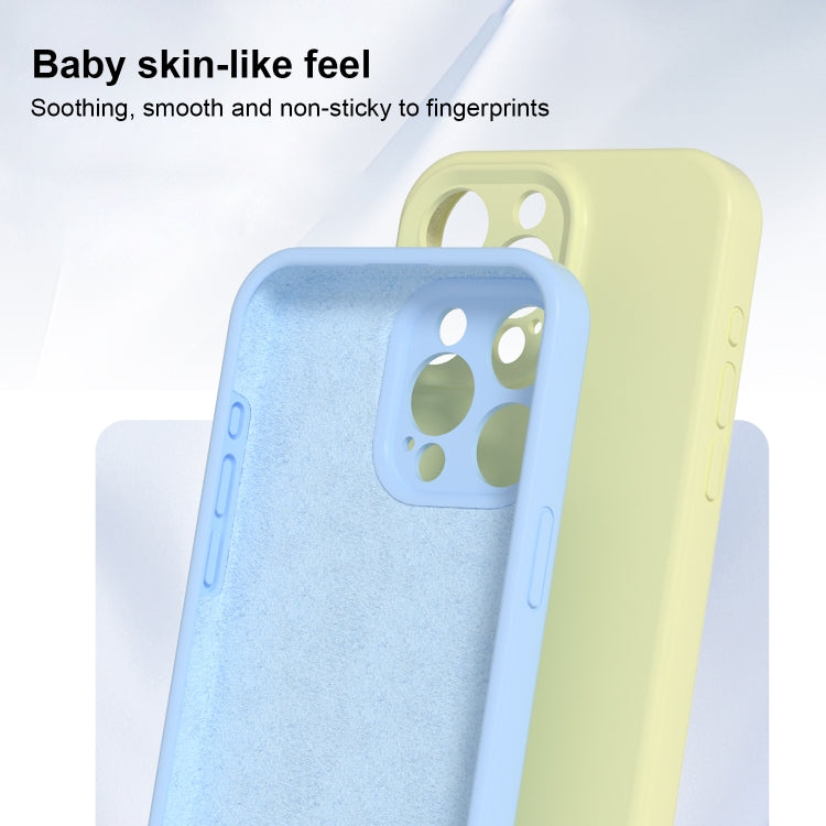 Precise Hole Liquid Silicone Jelly Color Full Coverage Phone Case, For iPhone 14 Plus