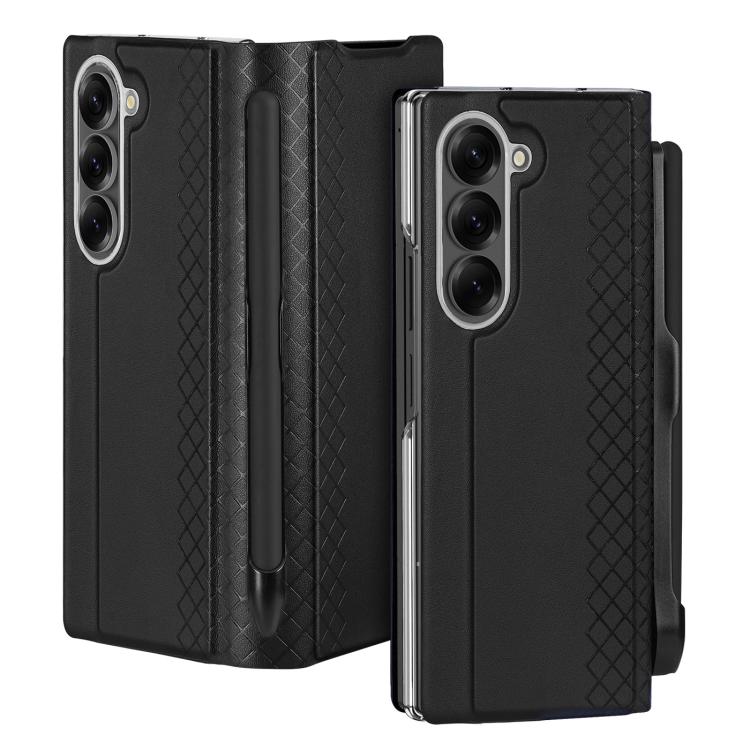 DUX DUCIS Bril Series PU + TPU Phone Case with Pen Slot, For Samsung Galaxy Z Fold7 5G, For Samsung Galaxy Z Fold Special