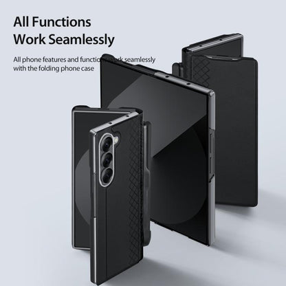 DUX DUCIS Bril Series PU + TPU Phone Case with Pen Slot, For Samsung Galaxy Z Fold7 5G, For Samsung Galaxy Z Fold Special