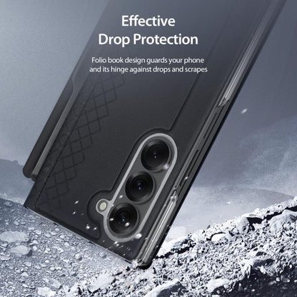 DUX DUCIS Bril Series PU + TPU Phone Case with Pen Slot, For Samsung Galaxy Z Fold7 5G, For Samsung Galaxy Z Fold Special