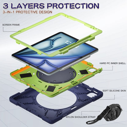 Silicone Hybrid PC Tablet Case with Holder & Shoulder Strap