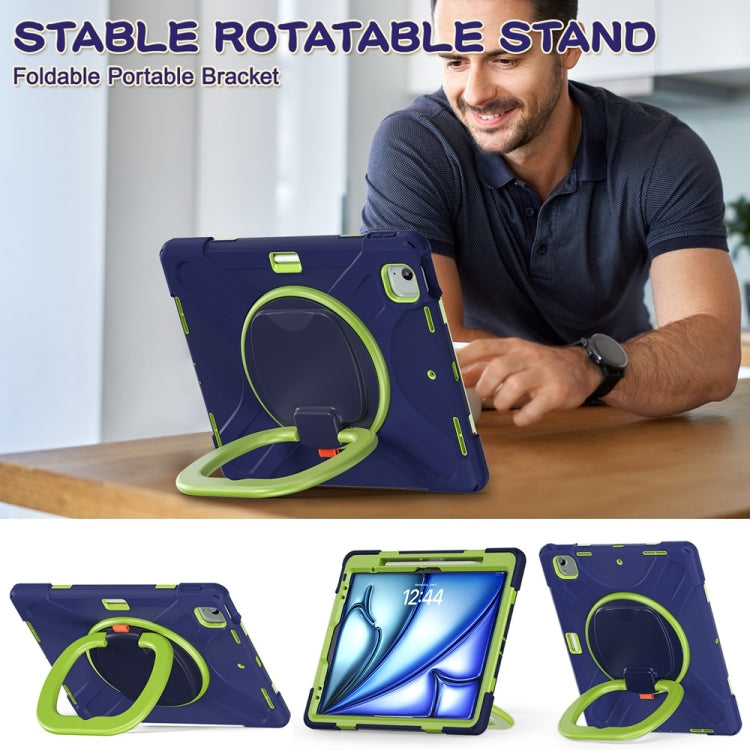 Silicone Hybrid PC Tablet Case with Holder & Shoulder Strap