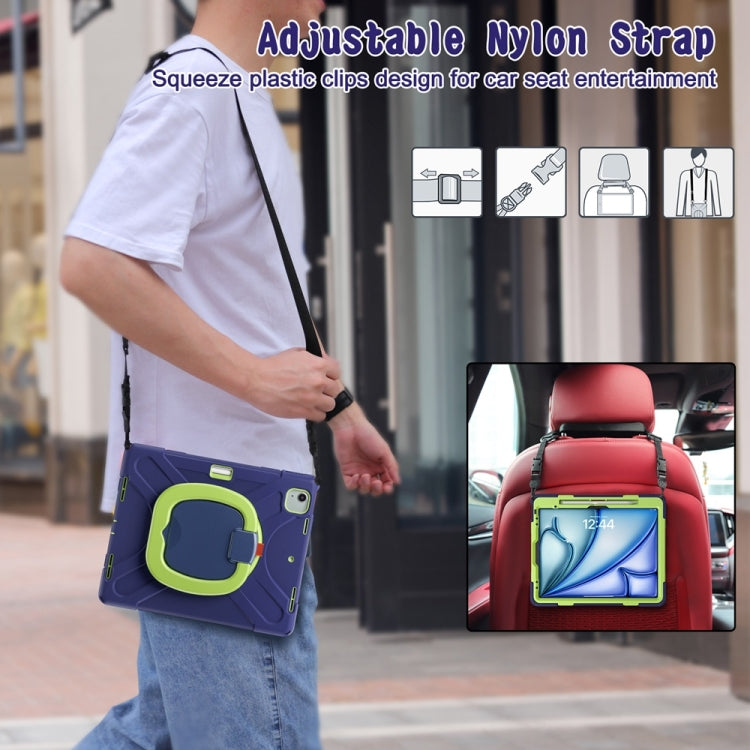 Silicone Hybrid PC Tablet Case with Holder & Shoulder Strap