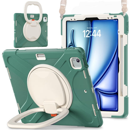 Silicone Hybrid PC Tablet Case with Holder & Shoulder Strap