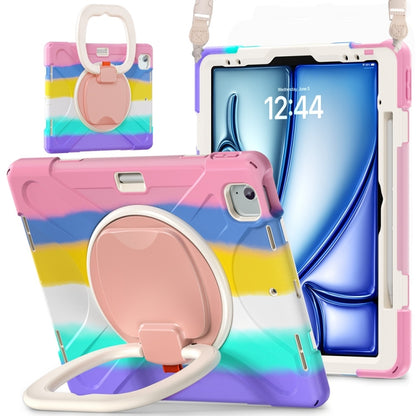 Silicone Hybrid PC Tablet Case with Holder & Shoulder Strap