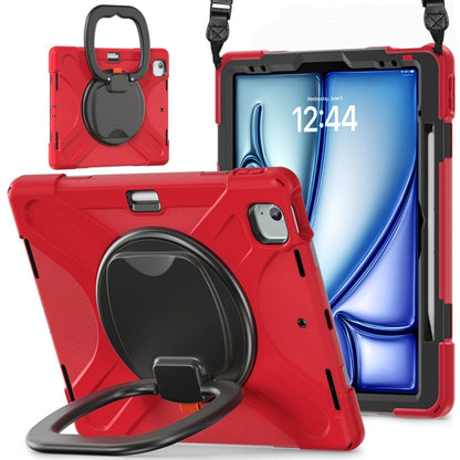 Silicone Hybrid PC Tablet Case with Holder & Shoulder Strap