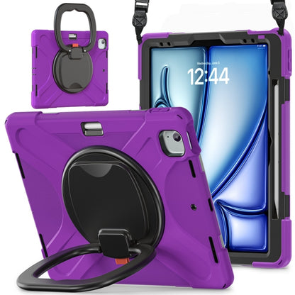 Silicone Hybrid PC Tablet Case with Holder & Shoulder Strap