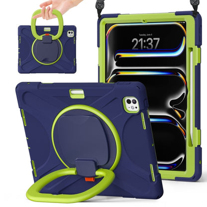 Silicone Hybrid PC Tablet Case with Holder & Shoulder Strap