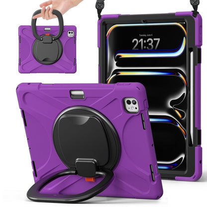 Silicone Hybrid PC Tablet Case with Holder & Shoulder Strap