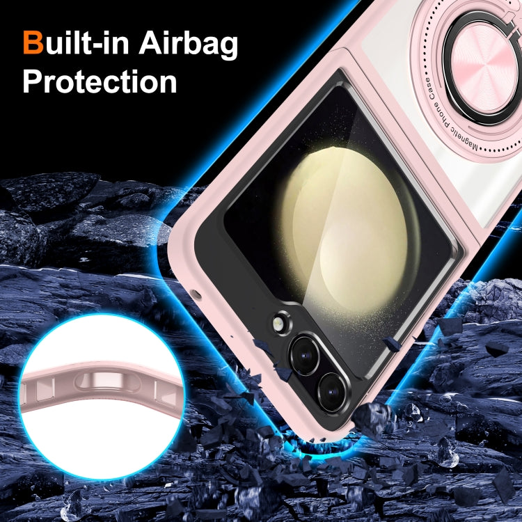 Magnetic Rotating Ring Holder Phone Case, For Samsung Galaxy Z Flip6 / Flip7 FE, For Samsung Galaxy Z Flip5