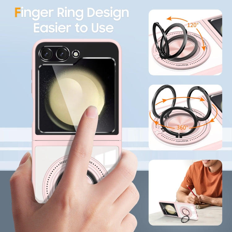 Magnetic Rotating Ring Holder Phone Case, For Samsung Galaxy Z Flip6 / Flip7 FE, For Samsung Galaxy Z Flip5