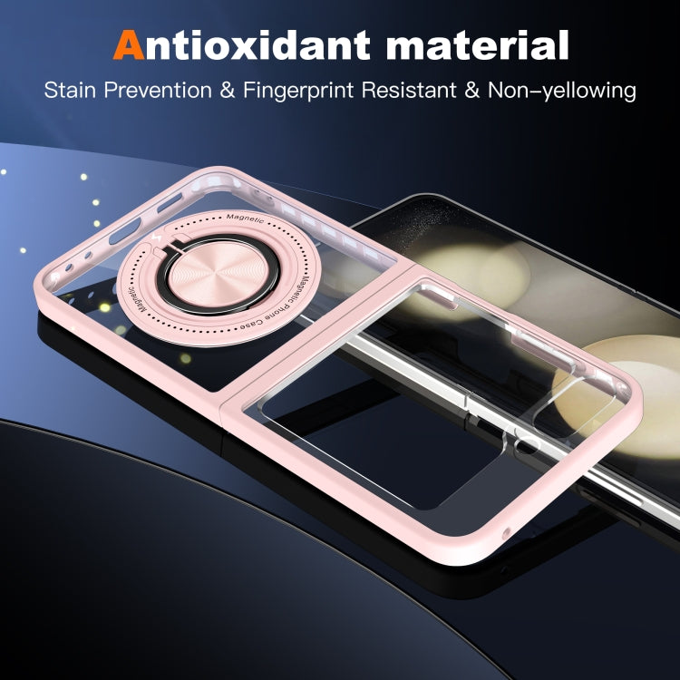 Magnetic Rotating Ring Holder Phone Case, For Samsung Galaxy Z Flip6 / Flip7 FE, For Samsung Galaxy Z Flip5