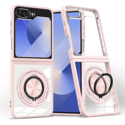 Magnetic Rotating Ring Holder Phone Case, For Samsung Galaxy Z Flip6 / Flip7 FE, For Samsung Galaxy Z Flip5