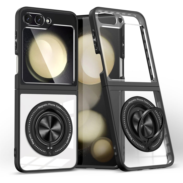 Magnetic Rotating Ring Holder Phone Case, For Samsung Galaxy Z Flip6 / Flip7 FE, For Samsung Galaxy Z Flip5