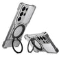 Mechanical Arm Borderless MagSafe Holder Metal Phone Case, For Samsung Galaxy S25 5G, For Samsung Galaxy S25+ 5G, For Samsung Galaxy S25 Ultra 5G, For Samsung Galaxy S24 Ultra 5G