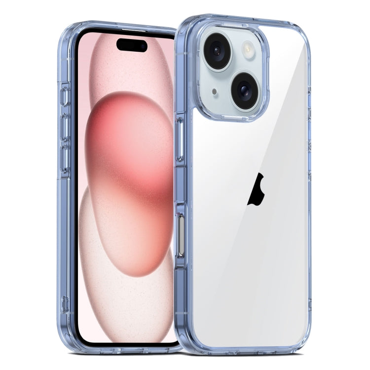 PC Hybrid TPU Full Coverage Shockproof Phone Case, For iPhone 15 Plus, For iPhone 15