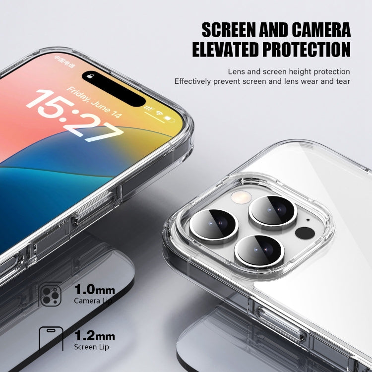 PC Hybrid TPU Full Coverage Shockproof Phone Case, For iPhone 16 Pro Max, For iPhone 16 Pro, For iPhone 16 Plus, For iPhone 16, For iPhone 15 Pro Max, For iPhone 15 Pro
