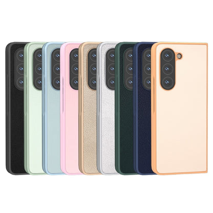Skin Feel PU Leather Full Coverage Phone Case, For Samsung Galaxy Z Fold6