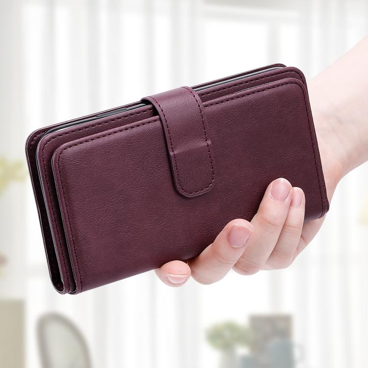 Multi-Function Wallet 10 Card Slots Leather Phone Case, For iPhone 18 Pro / 17 Pro, For iPhone 18 Pro Max / 17 Pro Max, For iPhone 17e / 16e, For iPhone 17