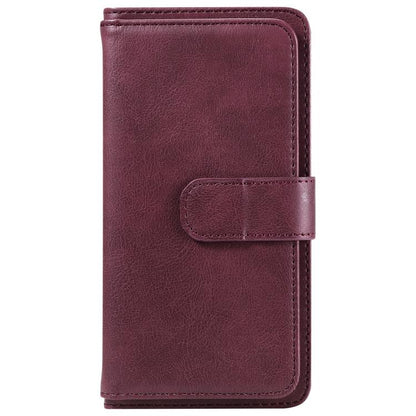 Multi-Function Wallet 10 Card Slots Leather Phone Case, For iPhone 18 Pro / 17 Pro, For iPhone 18 Pro Max / 17 Pro Max, For iPhone 17e / 16e, For iPhone 17