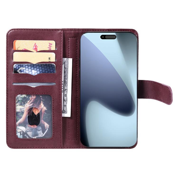 Multi-Function Wallet 10 Card Slots Leather Phone Case, For iPhone 18 Pro / 17 Pro, For iPhone 18 Pro Max / 17 Pro Max, For iPhone 17e / 16e, For iPhone 17