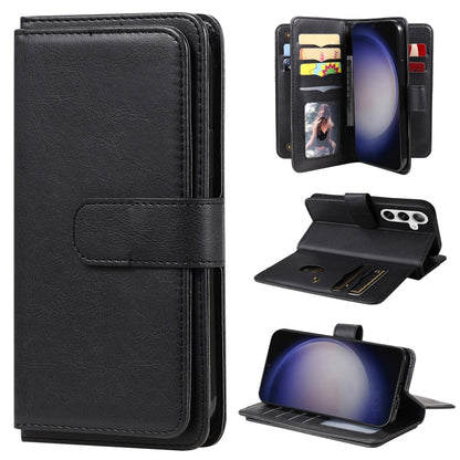 Multi-Function Wallet 10 Card Slots Leather Phone Case