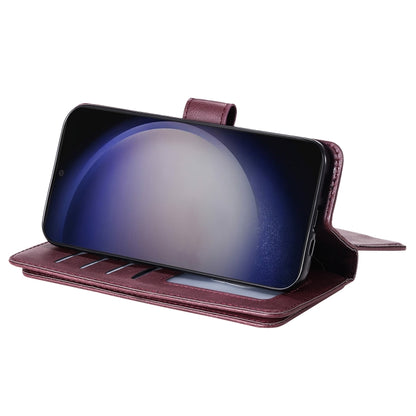 Multi-Function Wallet 10 Card Slots Leather Phone Case