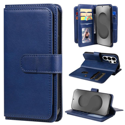 Multi-Function Wallet 10 Card Slots Leather Phone Case, For Galaxy S26 FE 5G, For Galaxy S26 Edge 5G, For Galaxy S26 Ultra 5G, For Galaxy S26 5G