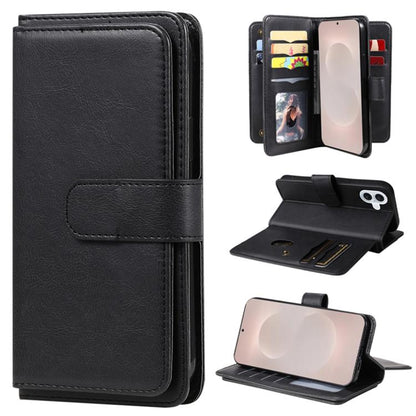 Multi-Function Wallet 10 Card Slots Leather Phone Case, For Galaxy S26 FE 5G, For Galaxy S26 Edge 5G, For Galaxy S26 Ultra 5G, For Galaxy S26 5G