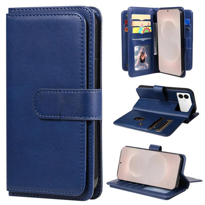 Multi-Function Wallet 10 Card Slots Leather Phone Case