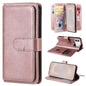Multi-Function Wallet 10 Card Slots Leather Phone Case