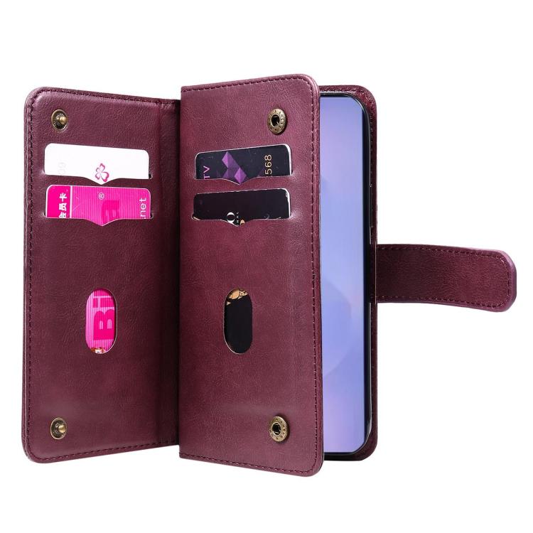 Multi-Function Wallet 10 Card Slots Leather Phone Case, For Galaxy S26 FE 5G, For Galaxy S26 Edge 5G, For Galaxy S26 Ultra 5G, For Galaxy S26 5G