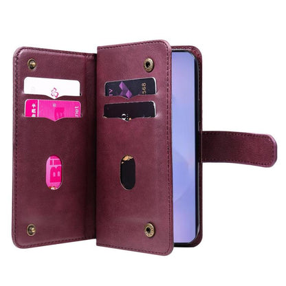 Multi-Function Wallet 10 Card Slots Leather Phone Case, For Galaxy S26 FE 5G, For Galaxy S26 Edge 5G, For Galaxy S26 Ultra 5G, For Galaxy S26 5G