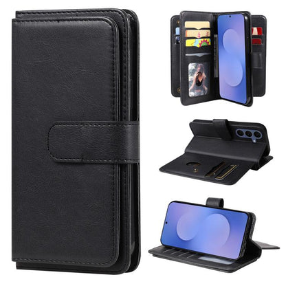 Multi-Function Wallet 10 Card Slots Leather Phone Case, For Galaxy S26 FE 5G, For Galaxy S26 Edge 5G, For Galaxy S26 Ultra 5G, For Galaxy S26 5G
