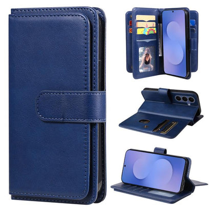 Multi-Function Wallet 10 Card Slots Leather Phone Case, For Galaxy S26 FE 5G, For Galaxy S26 Edge 5G, For Galaxy S26 Ultra 5G, For Galaxy S26 5G