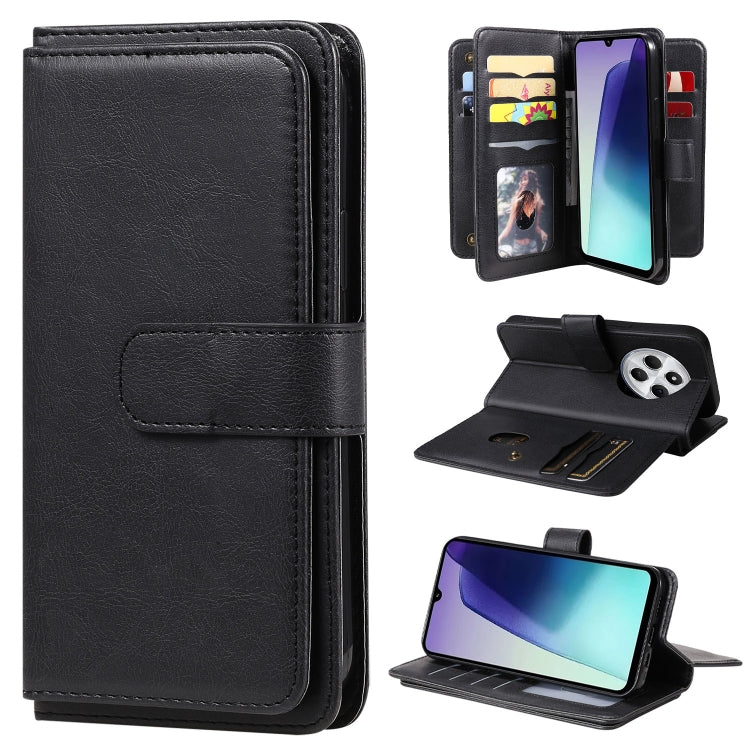 Multi-Function Wallet 10 Card Slots Leather Phone Case
