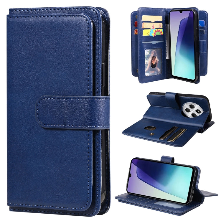 Multi-Function Wallet 10 Card Slots Leather Phone Case
