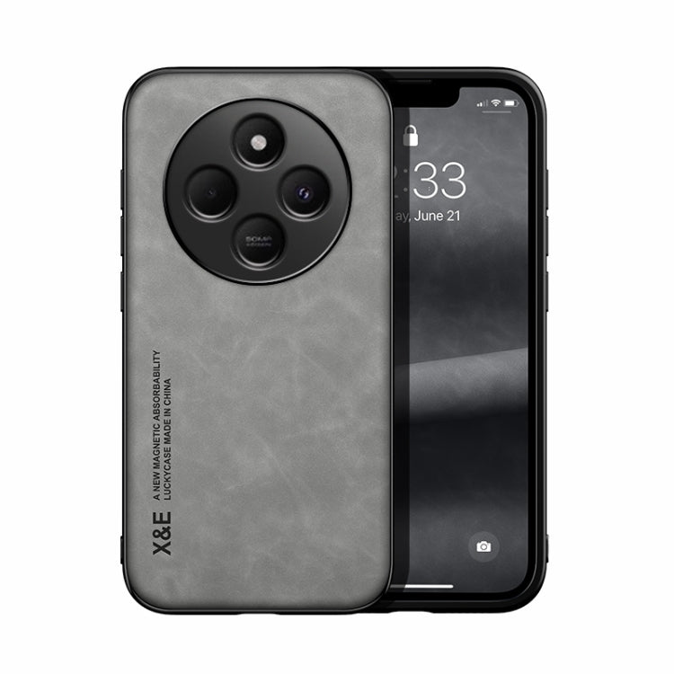 Skin Feel Magnetic Leather Back Phone Case