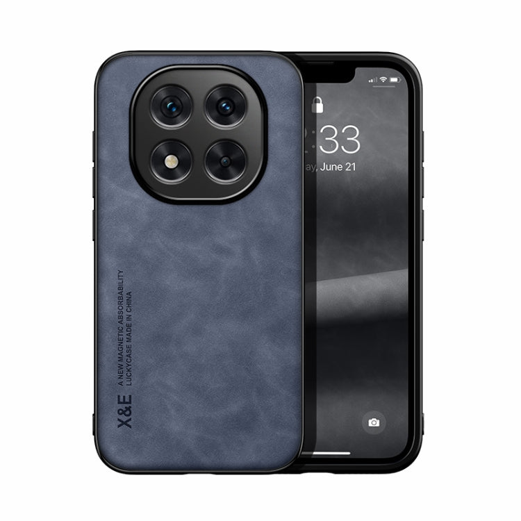 Skin Feel Magnetic Leather Back Phone Case