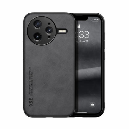 Skin Feel Magnetic Leather Back Phone Case