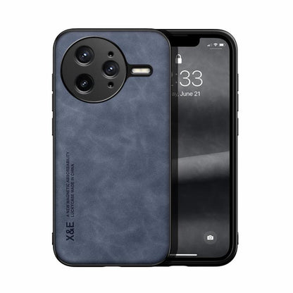Skin Feel Magnetic Leather Back Phone Case